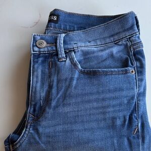 Express Medium Wash Distressed Denim